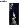 Capa OPPO Reno 12 Pro 5G Moda Flor Silicone Capa de Telefone Para OPPO Reno 12 Capa Reno12 Pro Para-choque 2024 TPU Macio Preto Fundas
