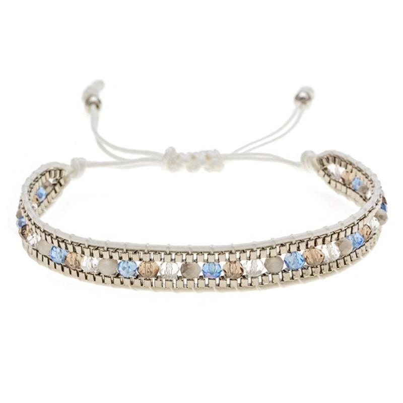 22 Styles Ethnic Style Color Tiramis Beads Handmade Lucky Rope Bracelet Female Adjustable Fashion Charm Jewelry Accessories
