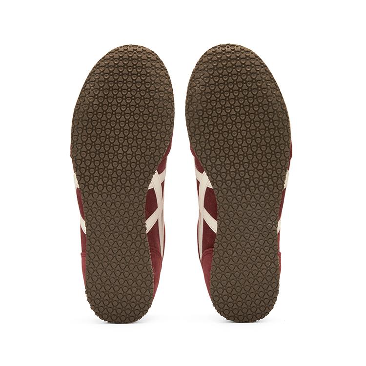 ONITSUKA TIGER Machu Racer Résistantes à l'abrasion Basse en toile Chaussures décontractées Unisexe Baskets Bordeaux 1183C535-600