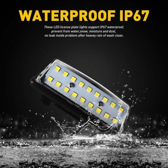 For 2011- Infiniti QX56 QX80 License LED Plate Light Lamp 6000K Super Bright