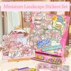 Visual Stacking Visual Stacking Sticker PET Notebook Sticker  Children Gift