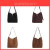 Womens Retro Matte Water Bucket Bag With Large Capacity For Daily Use