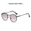 Women Men Sunglases Round Sun Glasses New Women's Metal Frame Fishing Glasses Eyewear UV400 Shades for Lady