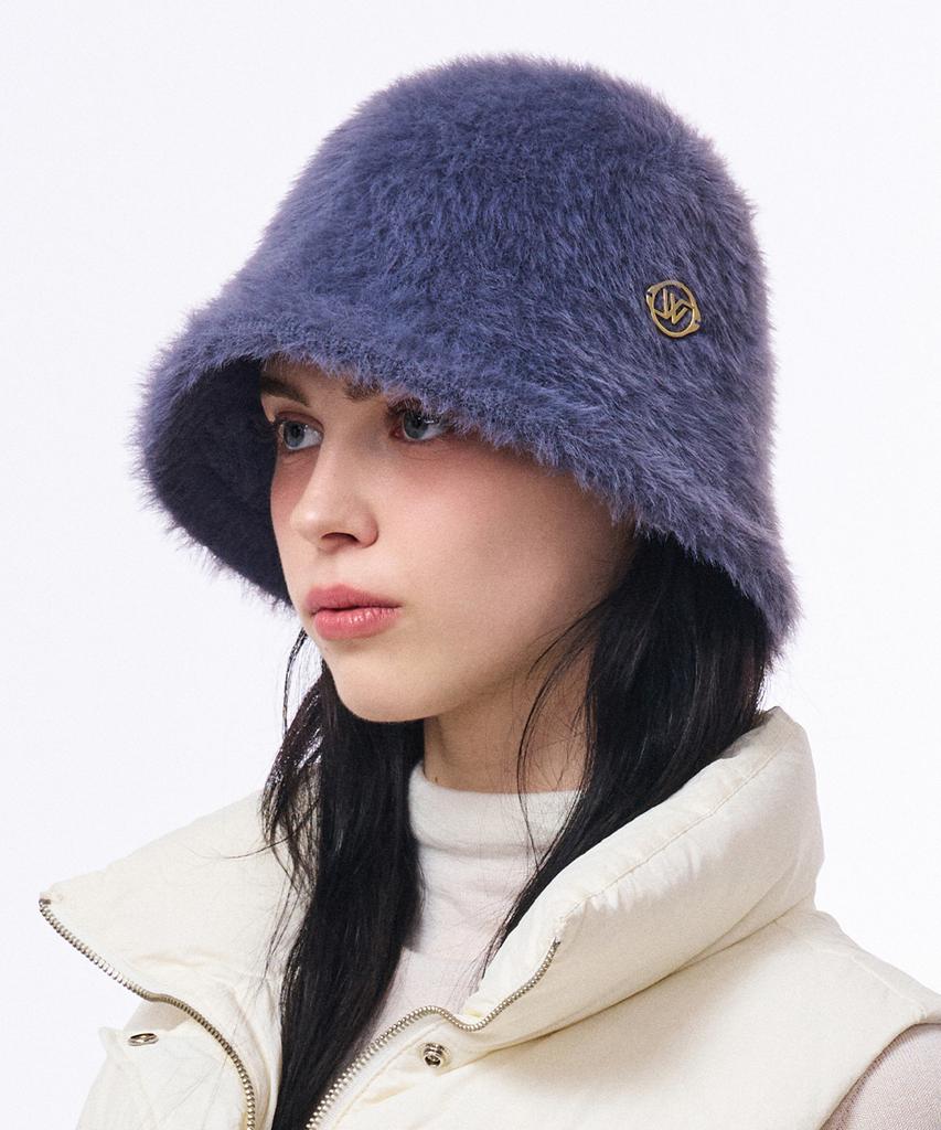 Hwaiteusaenjeu Soft Feather Knit Bucket Hat Kitchener (4 Colors)