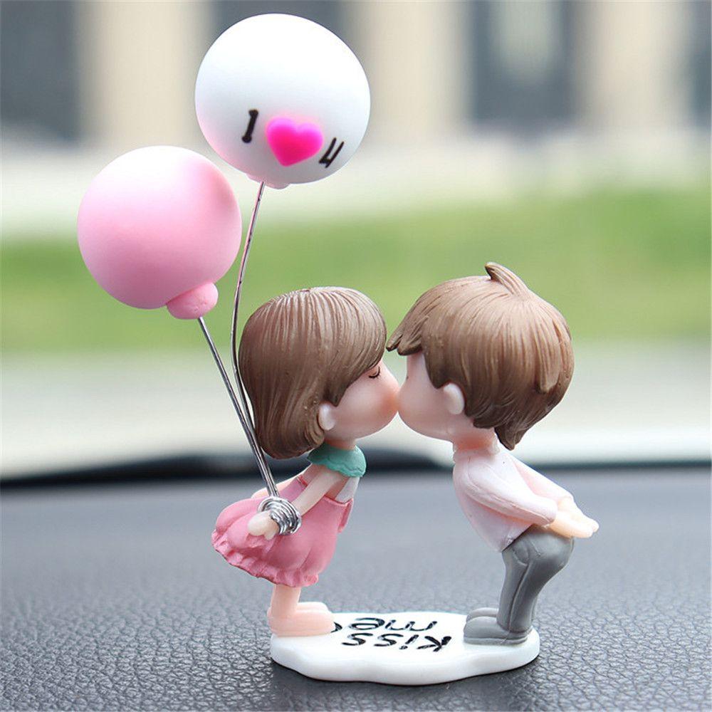 Mädchen Junge Wohnkultur Paar Auto Schmuck Miniatur Parfüm Clip Dekor Auto Lüftungsschlitz Statuen