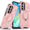 For Samsung Galaxy A16 5G Case Magnetic Holder Ring Shockproof Armor Phone Cover For Galaxy A16 A 16 GalaxyA16 Lens Cover