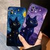 Funda Phone Cover Case for Xiaomi Mi 14 12T Pro 11T 10T 12 11 13 Lite 12X Rotating Starry Sky Cat