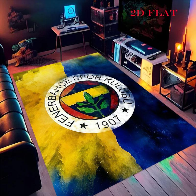 Fenerbahce Pride Carpet Rug for Living Room Bedroom Home Sofa Decoration,Kids play Nonslip Floor Mat