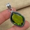 Peridot Edelstein 925 Massiv Sterlingsilber Anhänger Für Hochzeitsgeschenk Schöner Anhänger