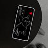 Französische Bulldogge Schwarz Weiß Handyhülle Cover Für Samsung Galaxy A12 A22 A32 A52 A72 A02S A51 A50S A31 A20S A10S Note 20 Ultra 10