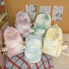 Schoolbag Korean Ins Literary and Fresh Polka Dot Schoolbag High Value College Style Junior High School Students Class Travel Backpack