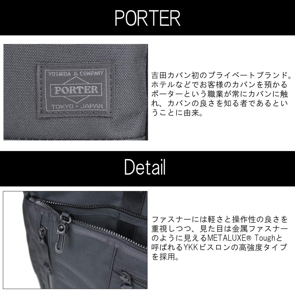 Porter INTERAKTIVE 3-WEGE-AKTENTASCHE Businesstasche [Porter] 536-16152 Schwarz/10