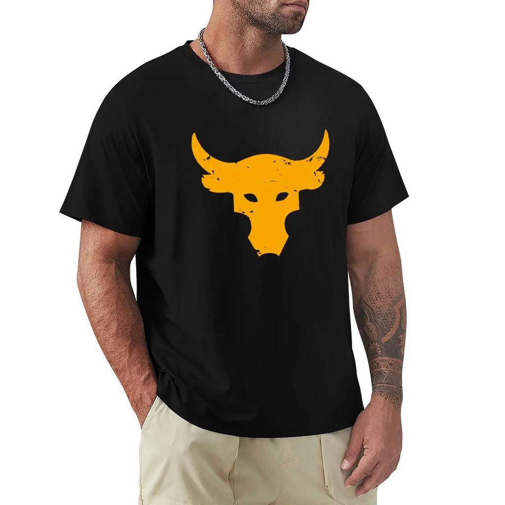 Tričko Brahma Bull The Rock Project Gym Pánské O-výstřih 100% bavlna Trička Tričko Top