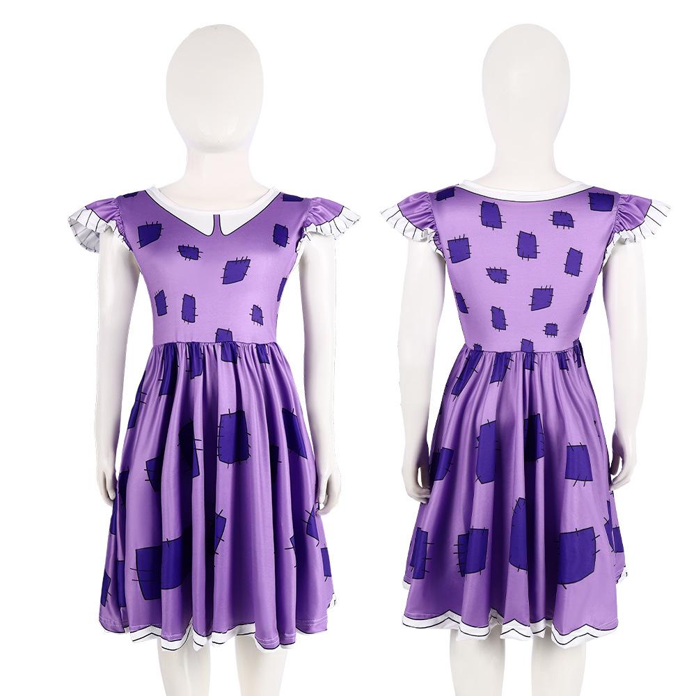 Amazing and Magical Digital Circus Adult and Kids Role-playing Costumes Cartoon Circus Poni Jumpsuit Children's Stage Costume