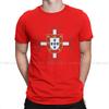 Portugiesisches Templerkreuz mit Schild T-Shirt für männliche Tempelritter Oberteile Neuheit T-Shirt Weicher Druck Locker Kreatives Geschenk