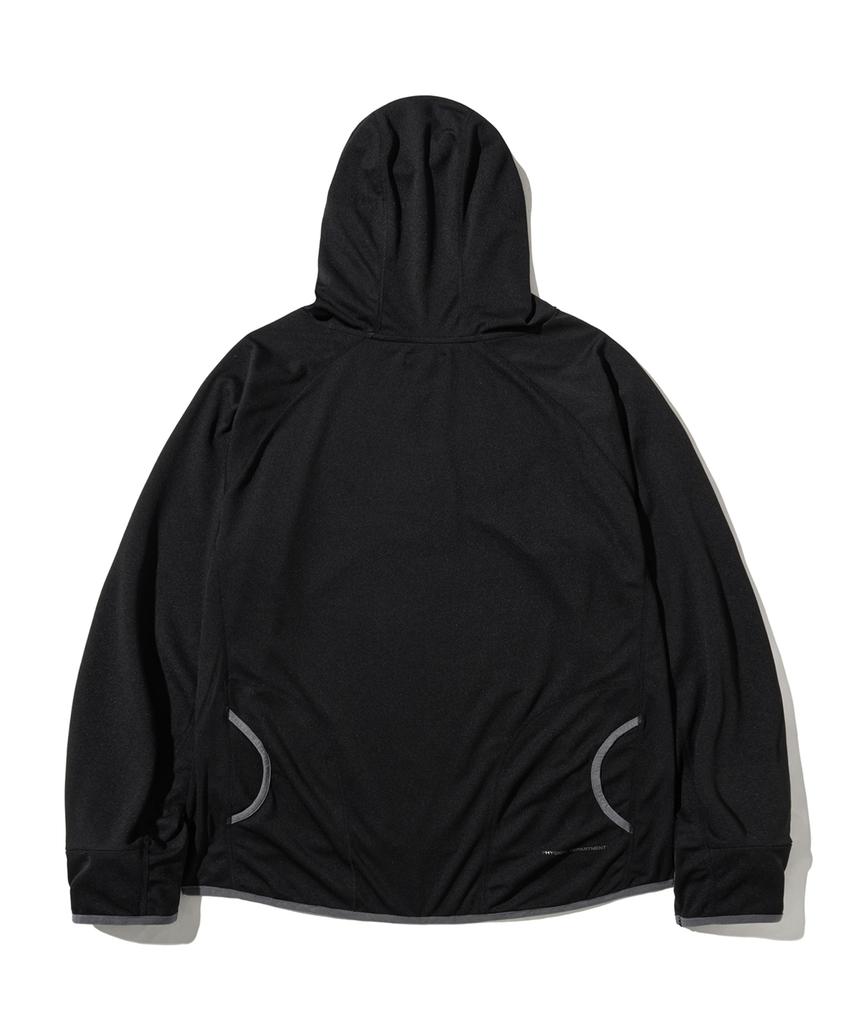 PHYPS MOTORCYCLE H-Tech Dry Active Stretch Hoodie Long Sleeve Black