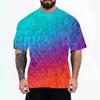 Grote maat 7XL Heren 3D Geprint Cartoon Anime Stijl Losse Top T-shirts met Korte Mouwen Heren