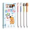 4Pcs Erasable Gel Pen Twist Action Gel Inks Pen 0.5mm Quick Dry Rotatable Gel Inks Pen for Writing Journaling Blue Inks