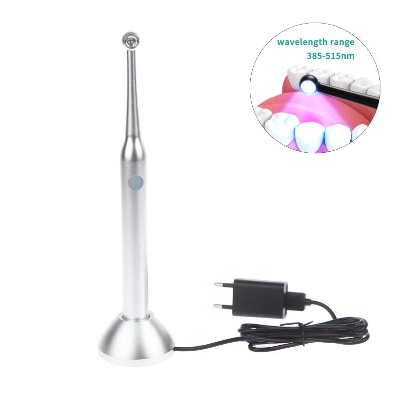 Zubní 1sekundová LED polymerizační lampa Černá / Stříbrná Vysoká intenzita Kompozitní Ortodontická Zubní vybavení