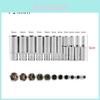 Timeless Design Hex Drive Part 1/4" Drive Socket Set Long Deep 4-14 Mm Snap On Screwdriver