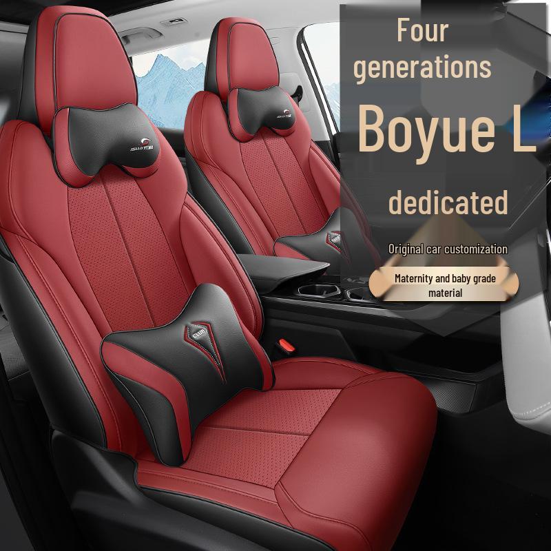 Kompatybilne pokrowce na siedzenia do 25 modeli Geely Boyue L - Pełne pokrycie, Całoroczne poduszki do modeli 24