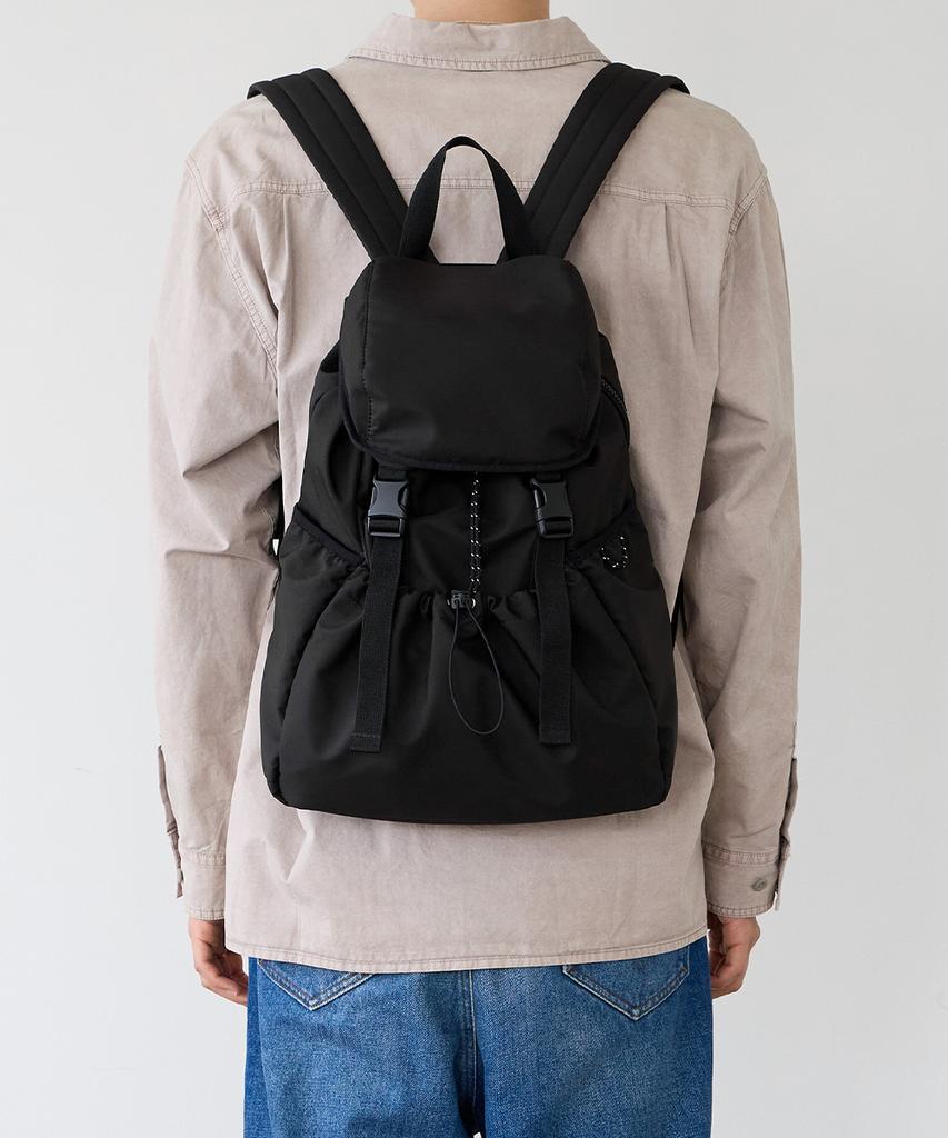 Madgoat City String Backpack_Black