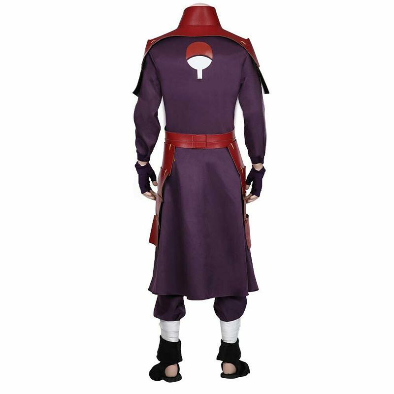 Anime Akatsuki Uchiha Madara Cosplay Kostüm Mann Rüstung Futter Hose Anzug Halloween Kostüm Party Kostüm