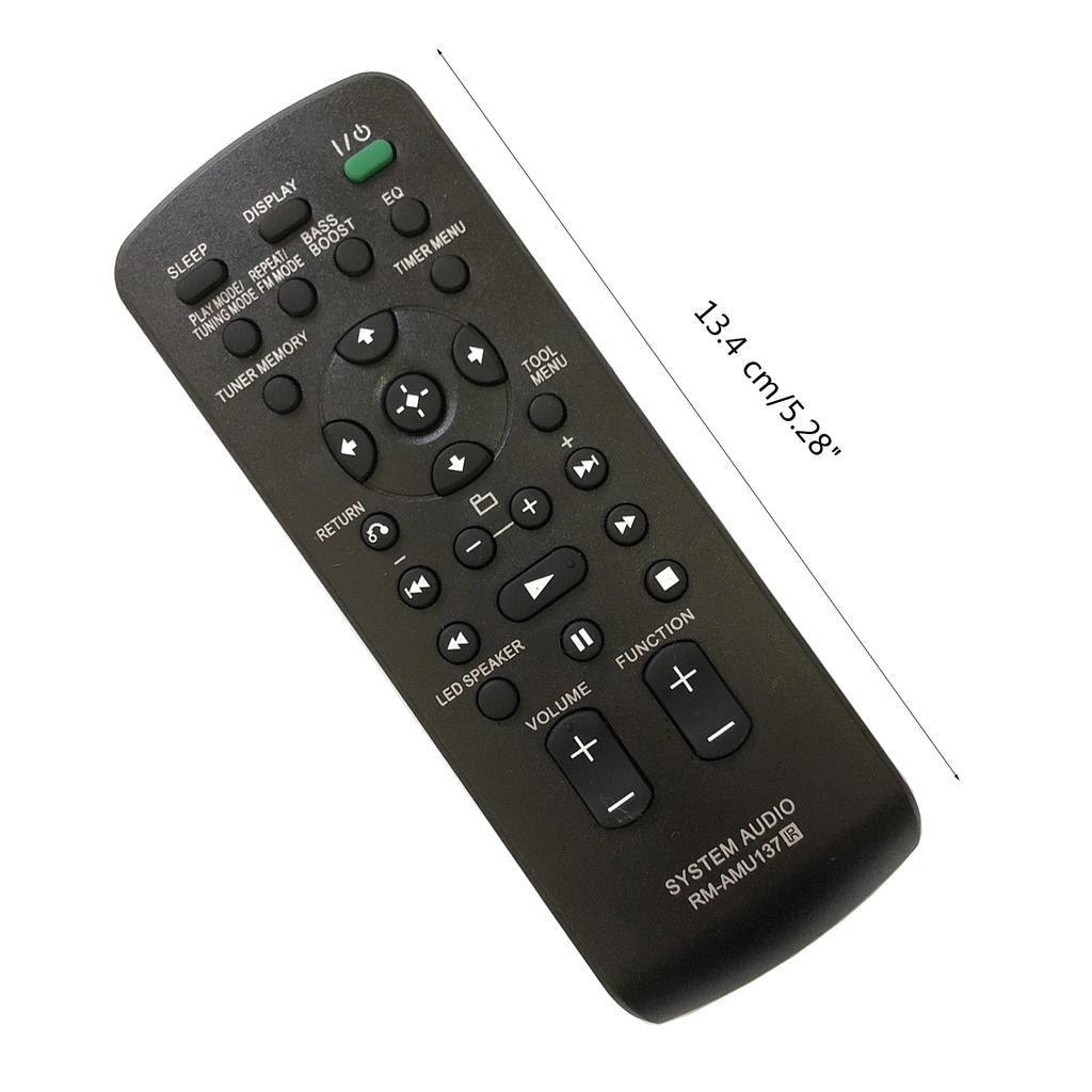 Remote Control for Audio System Controller RM-AMU137 Replacement Remote Control CMT-FX300i CMT-HX35R CMT-HX50BTR