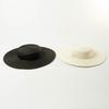 High-quality Raw Paper Straw Shallow Flat Top Big Brim Straw Hat Outdoor Travel Sunscreen Sunshade Beach Straw Hat