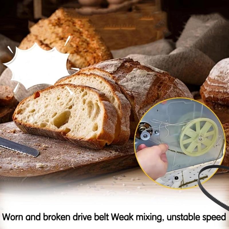 142 Teeth Bread Maker Belt Rubber Bread Machine Drive Belt for Smooth Transmission In Kitchen Appliance Drive Systems