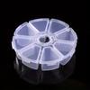 Plastic 8-Grid Storage Organizer Box for Diamond Painting Tools Jewelry Earrings Necklaces Rings Beads and Craft Supplies