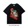 Tshirt Vintage Washed 100% Cotton T-Shirt Men Women Hip Hop Streetwear Graphic Printing Harajuku Tops