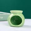 Essential Oil Burner Small Ceramic Tealight Candle Holder Scented Wax Melt Warmer Desk Aromatherapy Diffuser for Home Fragrance Decor