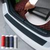 4D anglies pluošto automobilio galinės bagažinės buferio dangtelis nuo įbrėžimų, kampinės apdailos juostelės, apsauginės lipdukų palangės plokštelės priedai