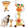 Girafe Dans Electric Swing Cântă Vorbește Cadou Copii Reglează Volumul Rotește Gâtul Dans Girafă Muzică Diferită Decorațiuni Drăguțe