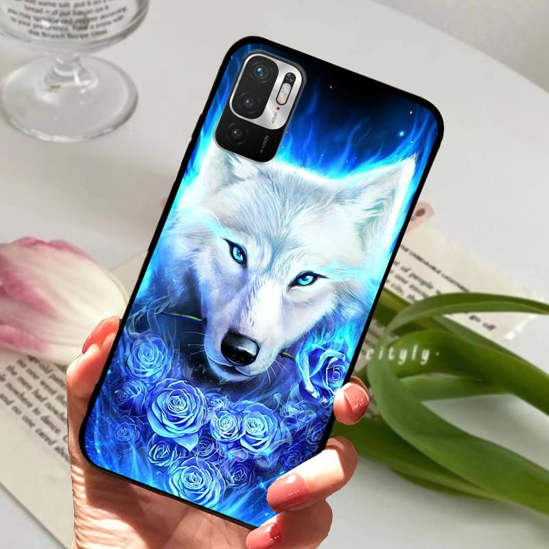 For Redmi Note 10T Case Note10 5G Geometric Design Silicone Soft TPU Back Covers For Xiaomi Redmi Note 10 JE Bumper Funda Capa