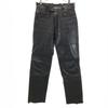 90s Old Leather Pants W30 Black Bike Wear Men's Used
