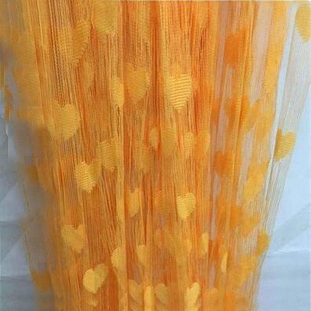 Room Divider Door Curtain Line Curtain Tassel Curtain Retro Love Heart String Curtain Home Decor