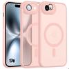 Case for iPhone 17th, with Magnetic Ring and Shockproof Camera Protection - Pink