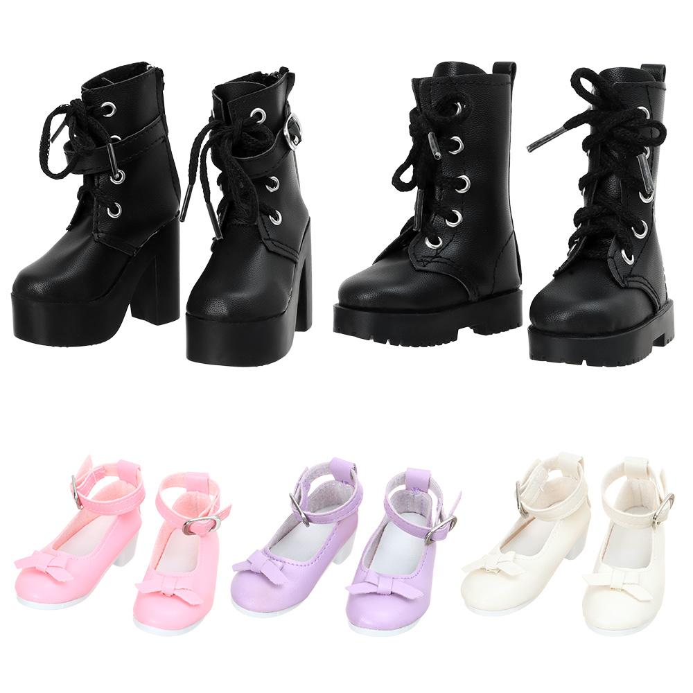 New 7.8CM Doll Wearing 1/3 Differents Color Fabric Shoes 60cm Doll Boots Play House Accessories