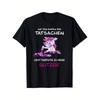 Women's Funny Unicorn Glitter Party T-Shirt with German Saying & Sparkle Design - Cute Pink Mane & Rainbow Sprinkles Graphic, Casual Round Neck Short
