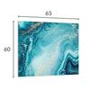 PANNEAU EN VERRE POUR CUISINE 65x60 Marbre