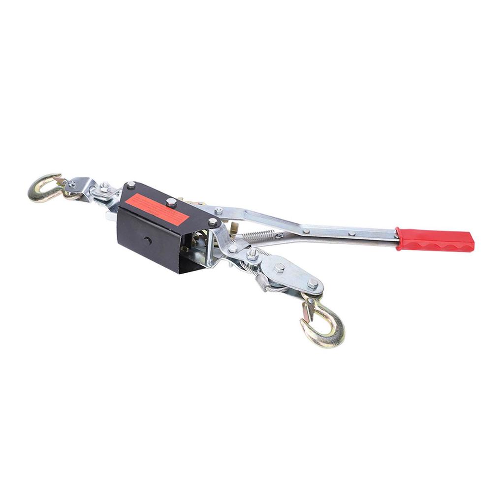 Wire Rope Hand Power Puller Tighten Tool Tightener Double Hook Lifting Tool(4 Ton)
