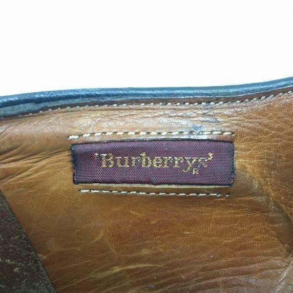 Burberry S Made In England Vintage Monk Strap Business Shoes Black Size 26.0 Men's(USED)
