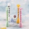 2pcs Giraffe Shape Gel Pen Cute Cartoon Animal Pen Creative Pedestal Design for School Students Party Office