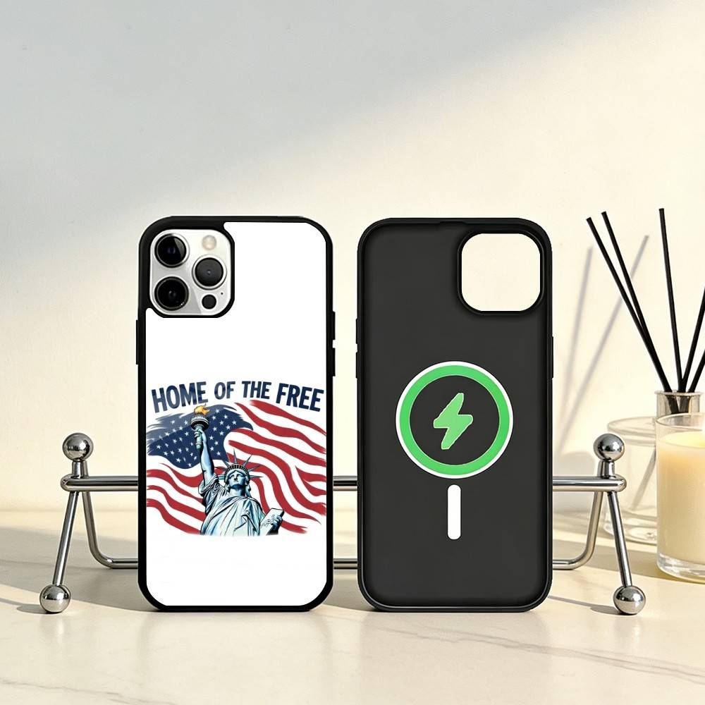 American Flag Phone Case Phone Case For iPhone17,16,15,14,13,12,11 Plus,Pro Max Magnetic For Magsafe Wireless Charging