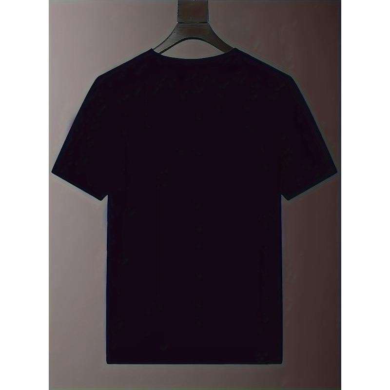 European size Men's T-Shirt with Jehovah Jireh Design & Hebrews Casual Short Sleeve Round Neck Summer Top for Casual Attire