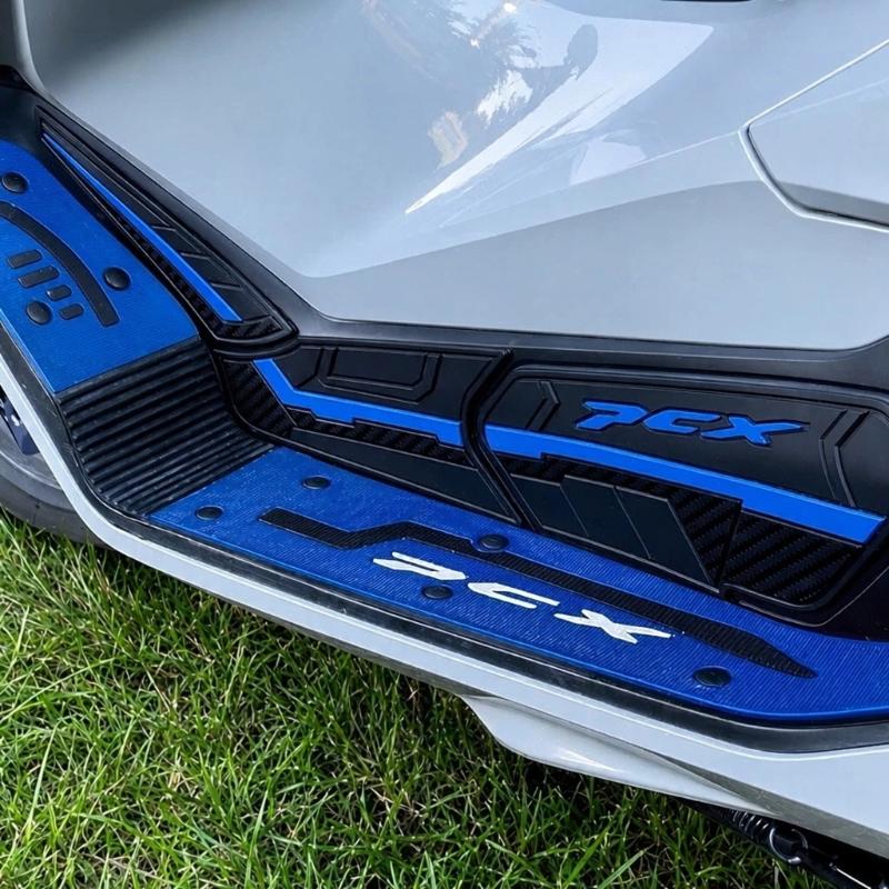 Side Panels For Pcx160 2025-2026. Side Impact Protection Pads. Rubber Material. Stylish Design. Available In Multiple Colors