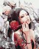 Painting By Numbers Girl With Tattoo