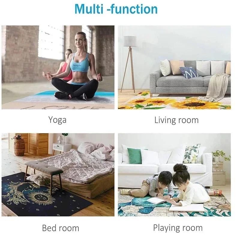 Schlafzimmer Runder Teppich Schmutzabweisender Runder Teppich Büro Computer Gaming Drehstuhl Schaukelstuhl Tisch Arbeitszimmer Hocker Unter Arbeitszimmer